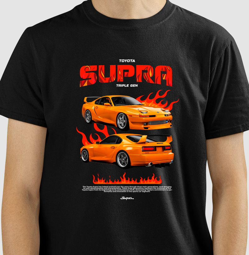 Camiseta Toyota Supra Triple Gen