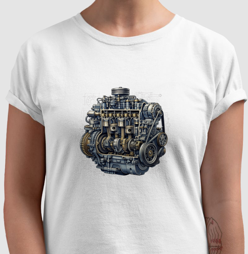 Camiseta Coração do Carro - O Motor