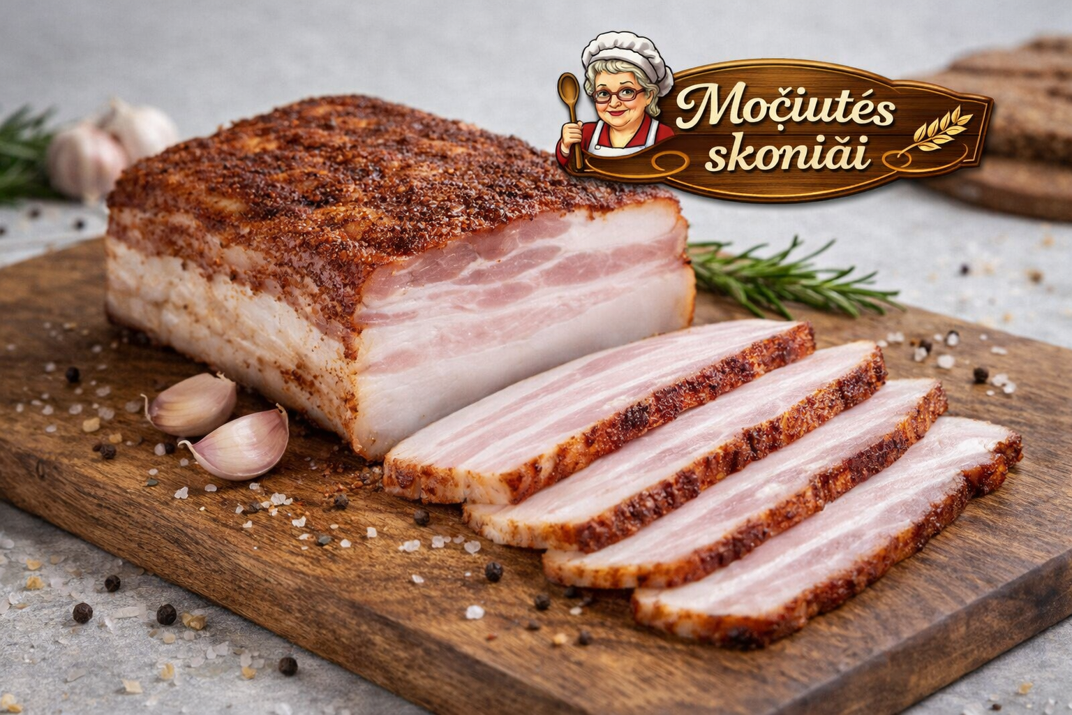 Lašinys „Didžkis“ - šalto rūkymo 