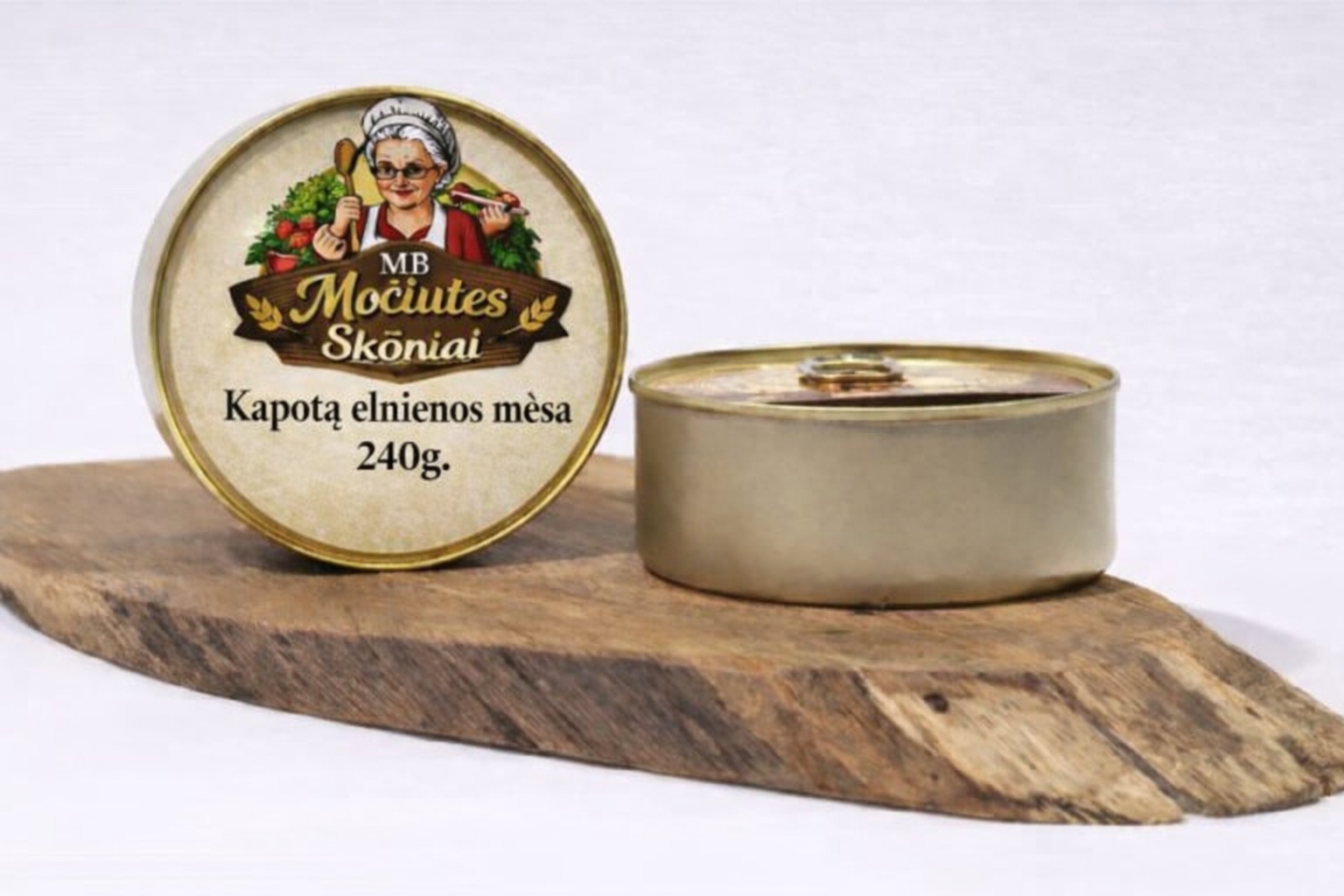 Kapotos elnienos mėsos konservai 240g.