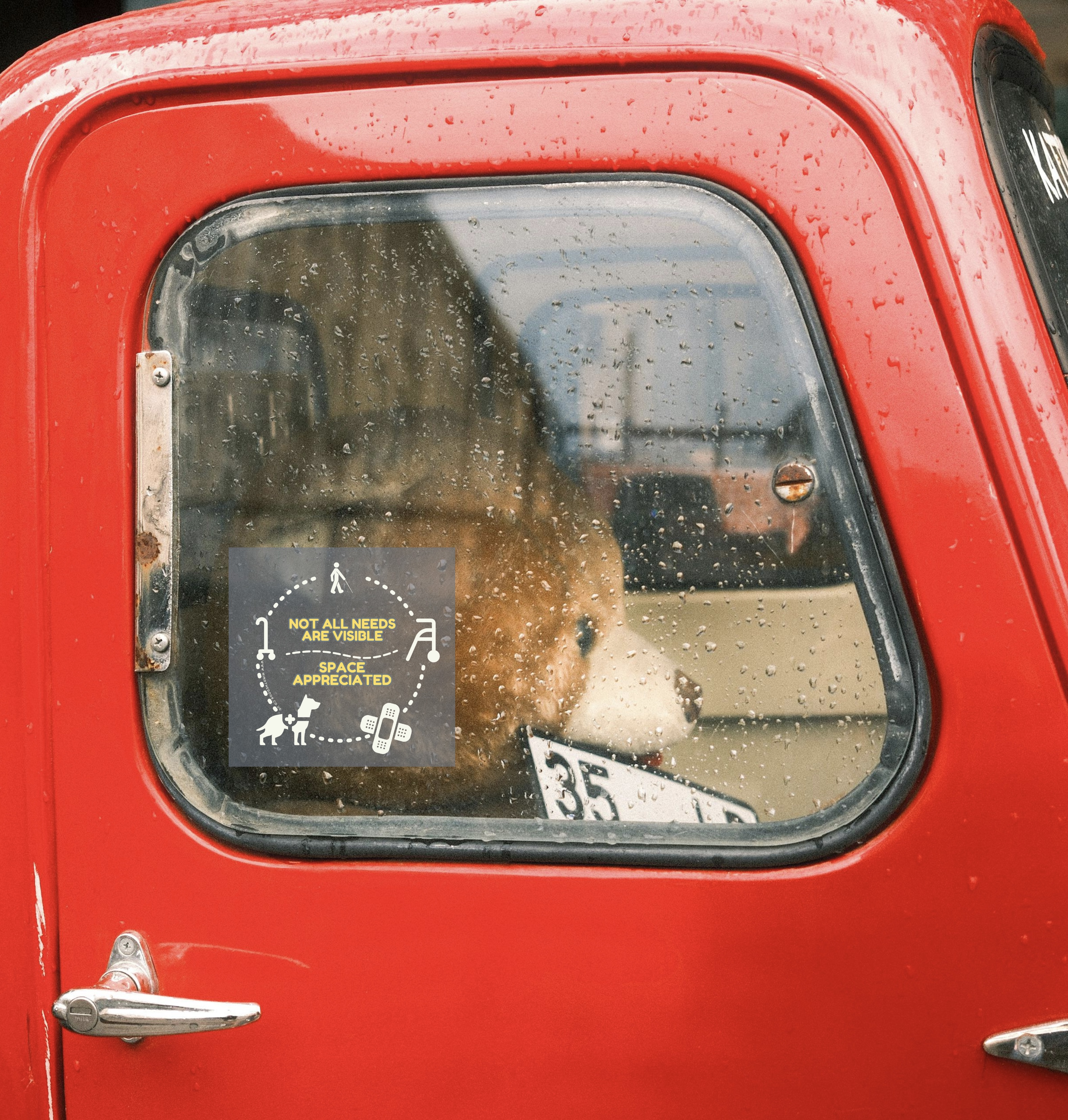 Not all needs are visible- space appreciated 