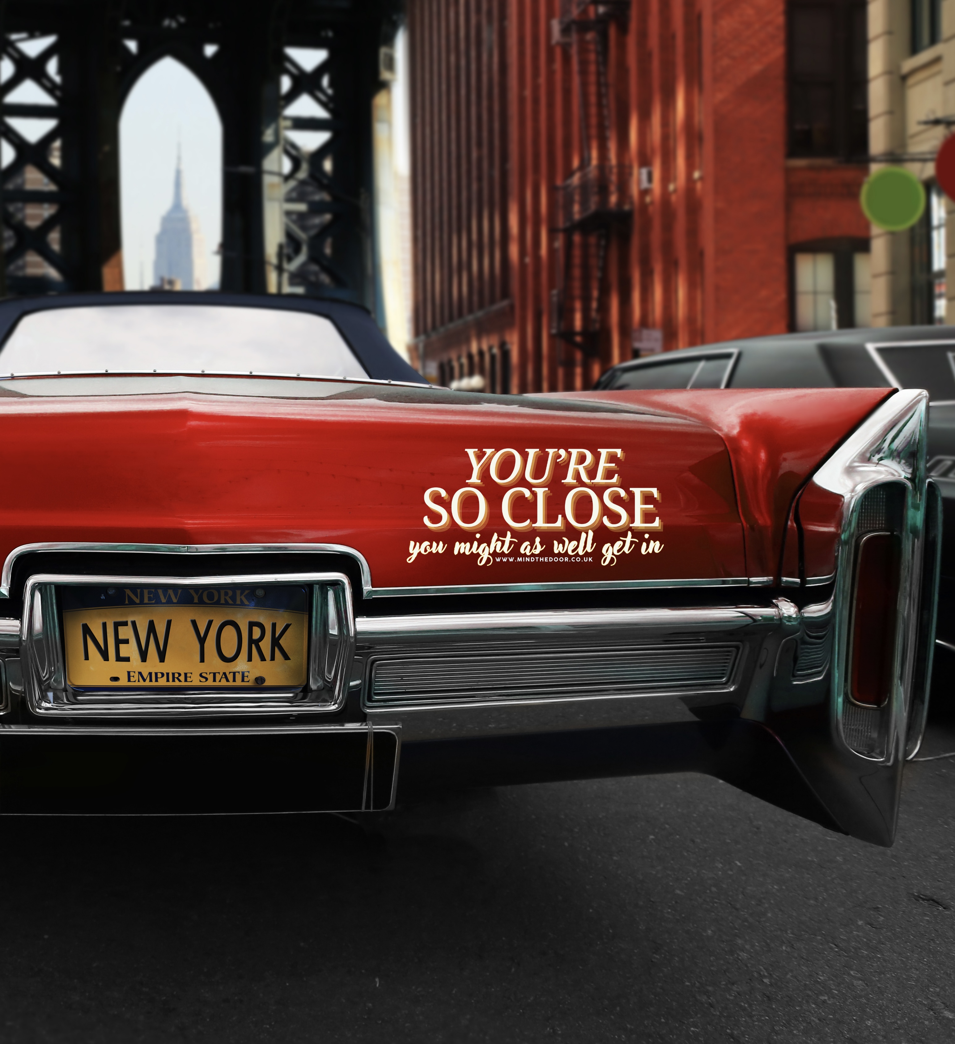 You’re so close, you might as well get in