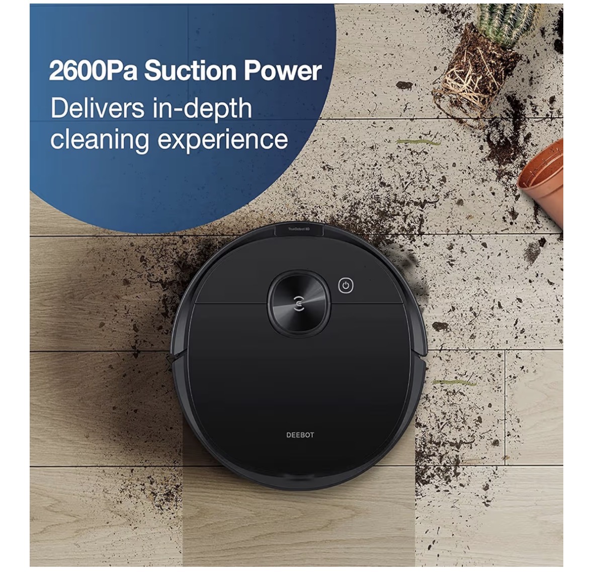 ECOVACS N8+ Vacuum & Mop Robot with Laser Mapping and Auto-Empty Station