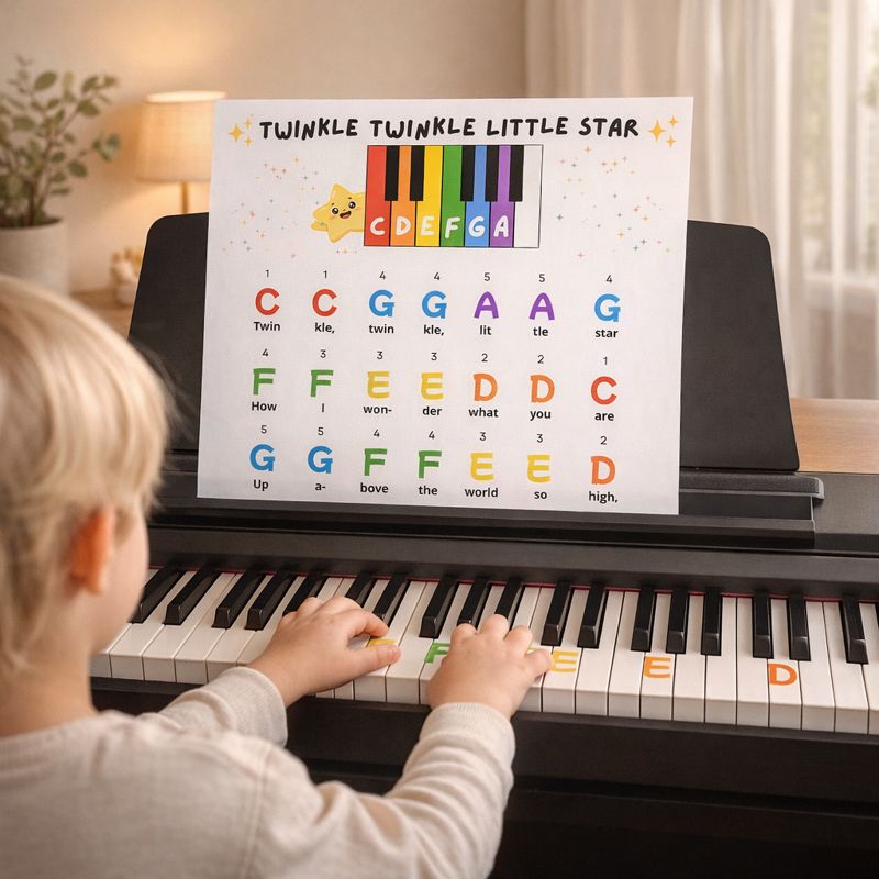 Twinkle Twinkle Little Star - Piano para Principiantes