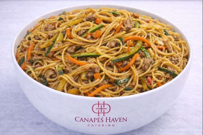 Stir-Fried Spaghetti Platter