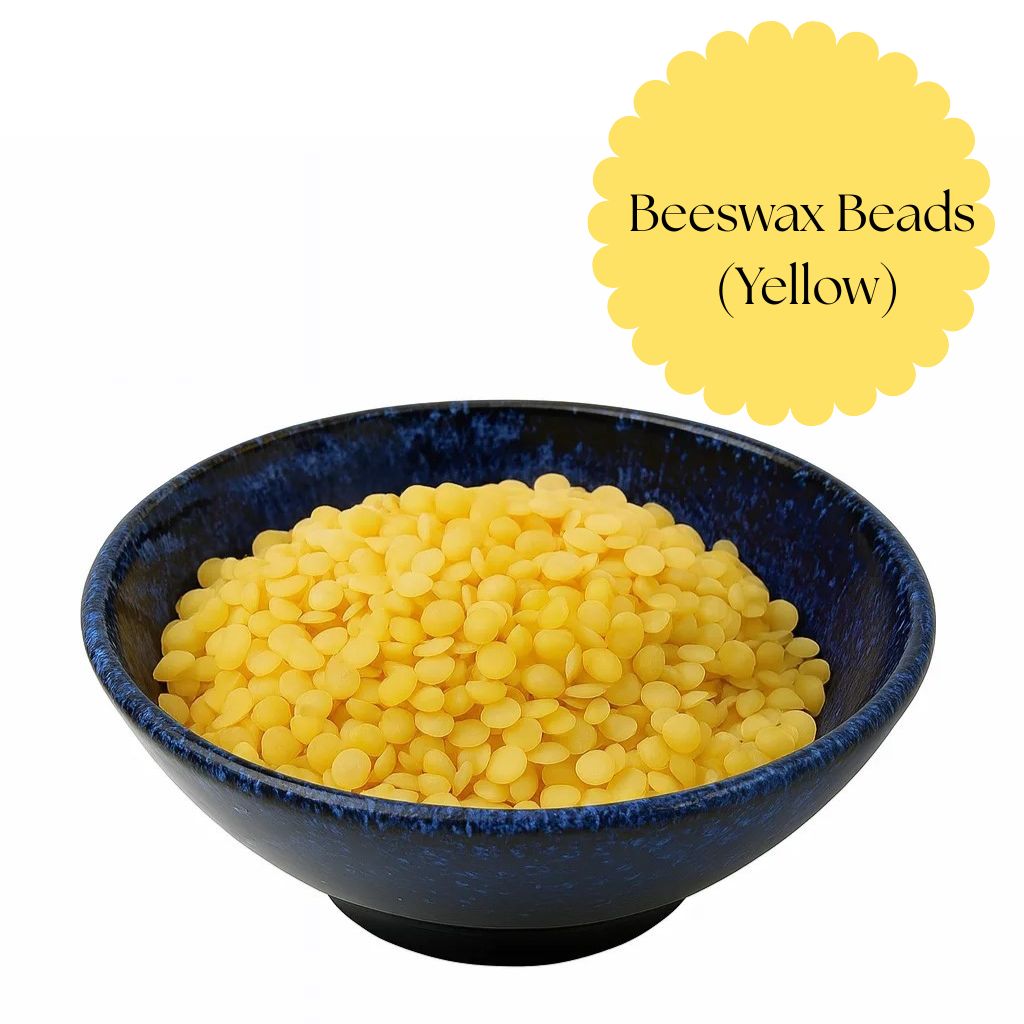 Beeswax Beads (Yellow)  - 100% Natural, Unrefined