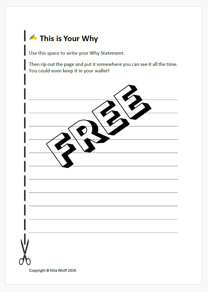 Your Why Statement Worksheet - PDF