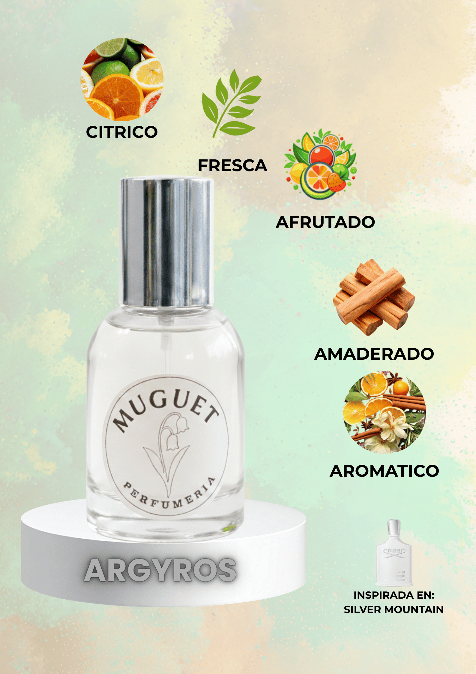 ARGYROS (INSPIRADO EN SILVER MOUNTAIN) 50 ml
