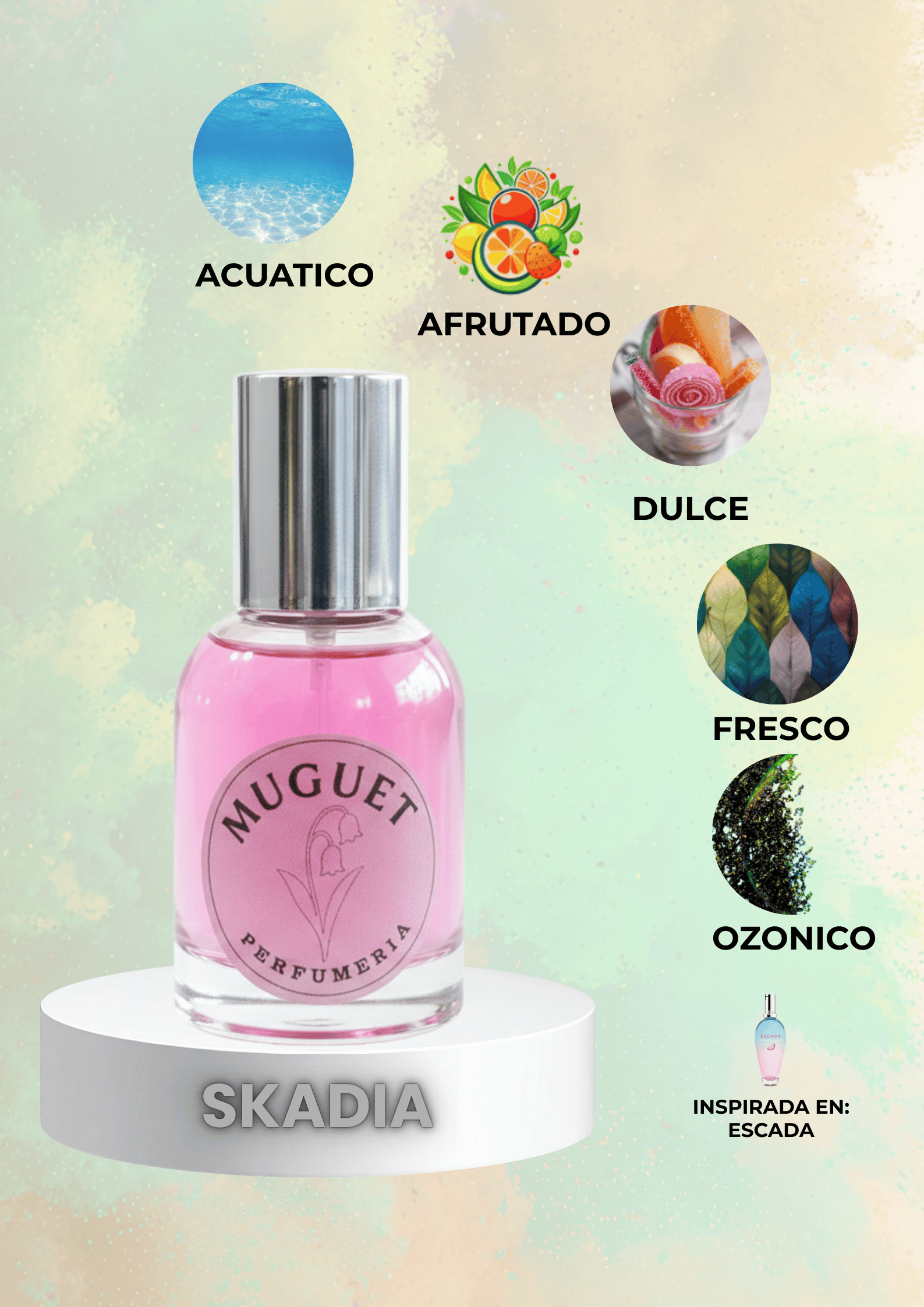 SKADIA (INSPIRADO EN ESCADA SORBETO ROSSO) 50 ml