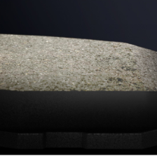 TECHNICALLY PRODUCED CERAMIC BRAKE PAD