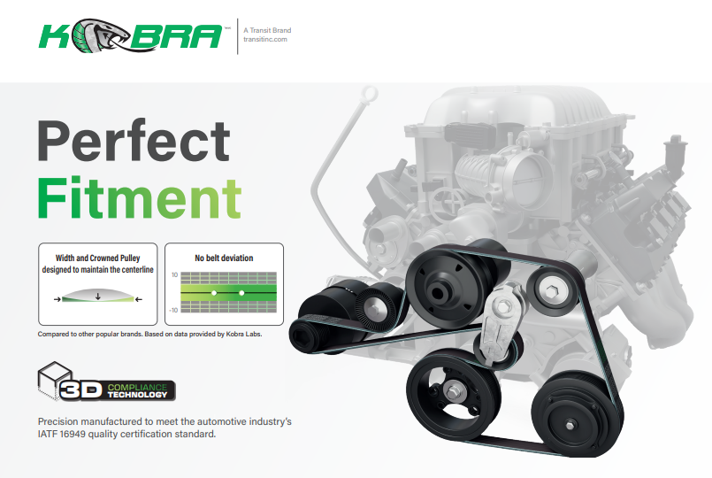 KOBRA Belt Tensioners & Idler Pulleys