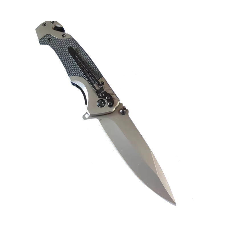 Tactical Folding Knife - CNC Multifunctional EDC Pocket Knife with Rope Cutter & Glass Breaker