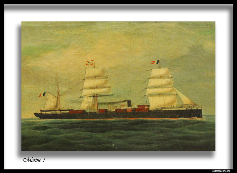Cadre décor ref : Marine 1