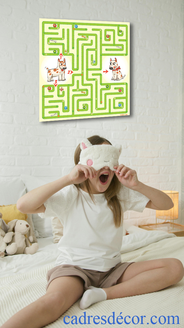 Cadre décor ref : Enfant Maze