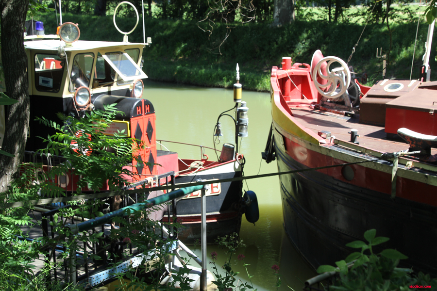 Cadre décor ref : Canal du Midi 4866