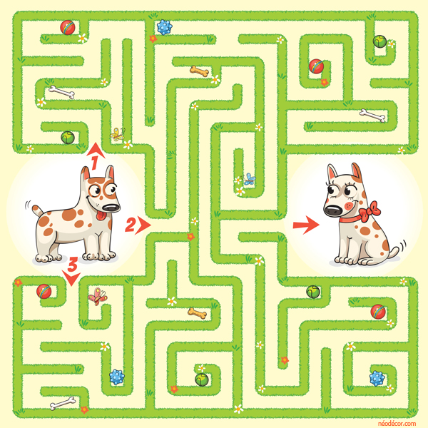 Cadre décor ref : Enfant Maze