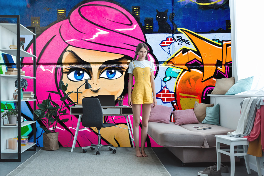 Cadre décor ref : Street Art 08763