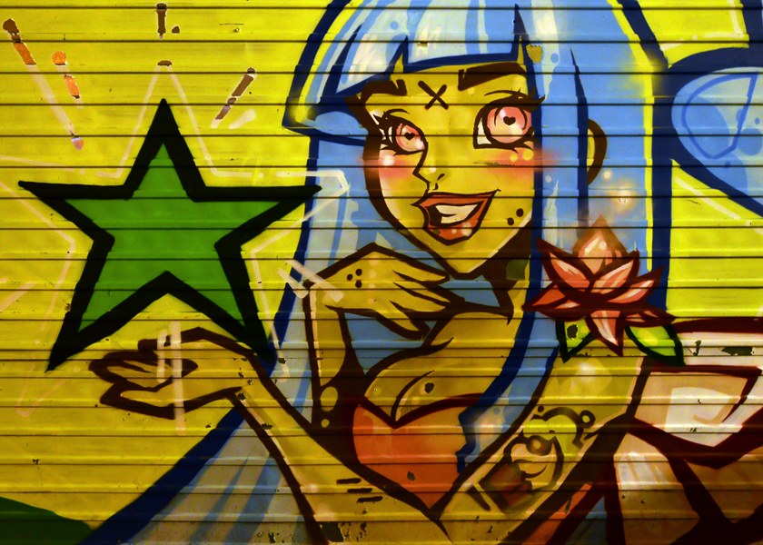 Cadre décor ref : Street Art 0116