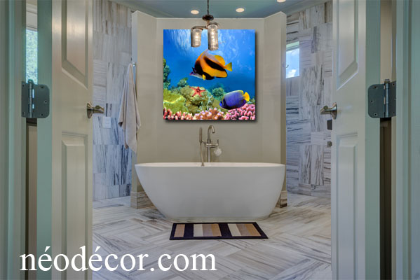 Cadre décor ref : Vision sous-marine 1218