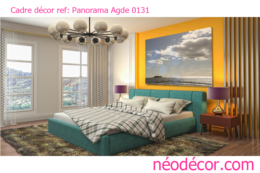 Cadre décor ref : Panorama Agde 031