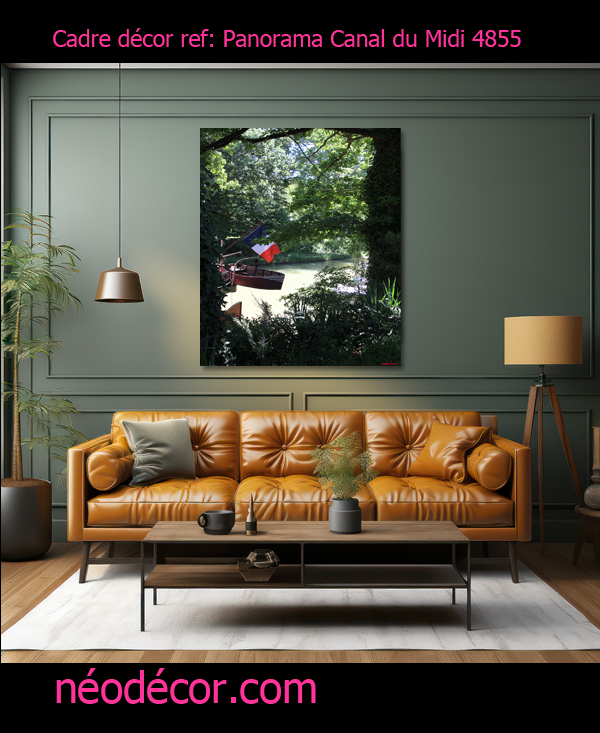 Cadres décor ref : Canal du Midi 4855