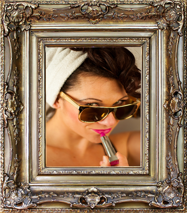 Encadrement + miroir ref : 7187