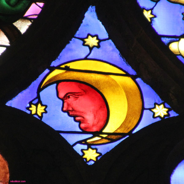 Cadres décor  ref : Soleil + Lune = la paire encadrée