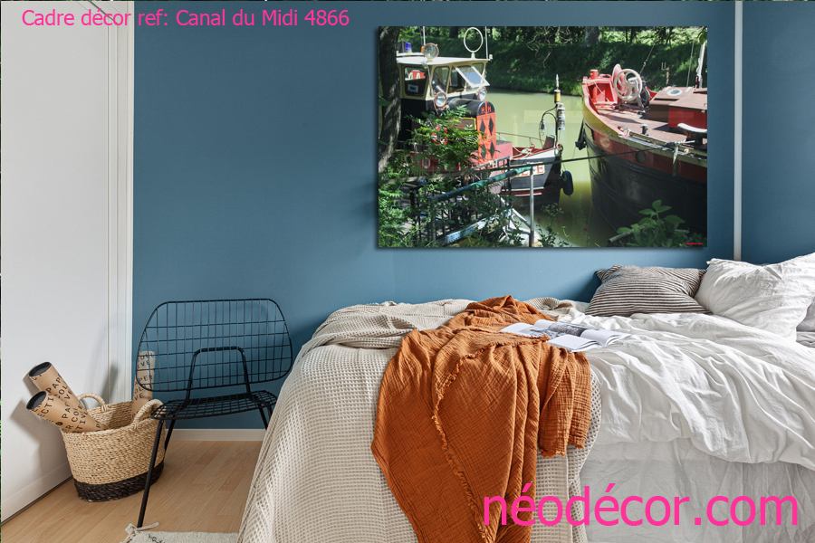 Cadre décor ref : Canal du Midi 4866