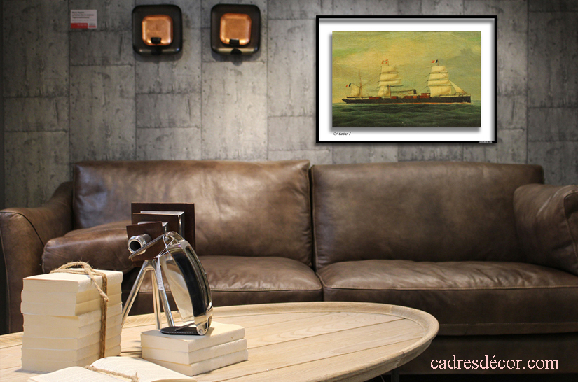 Cadre décor ref : Marine 1
