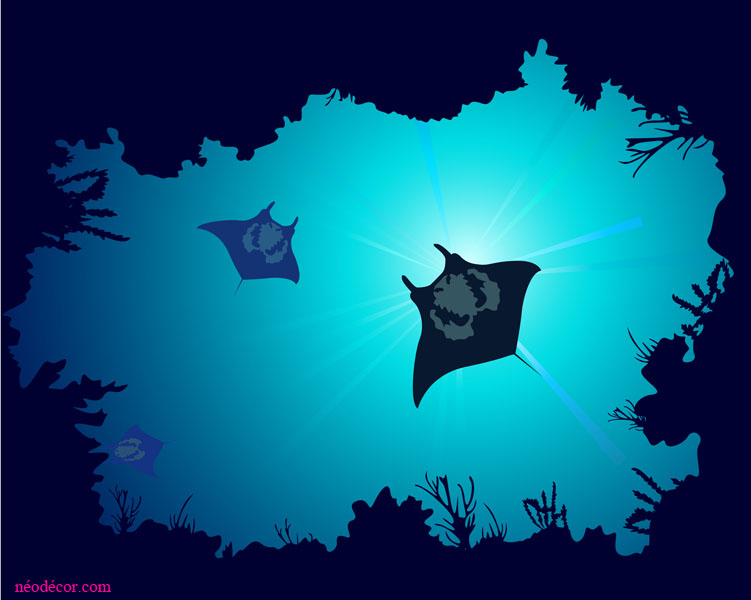 Cadresz décor ref : Raie Manta