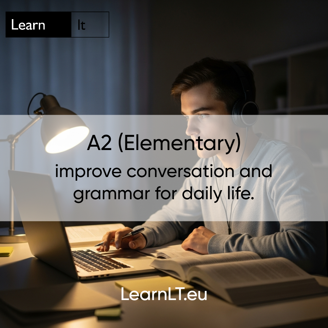 A2 — Elementary (Month 1 of 2)