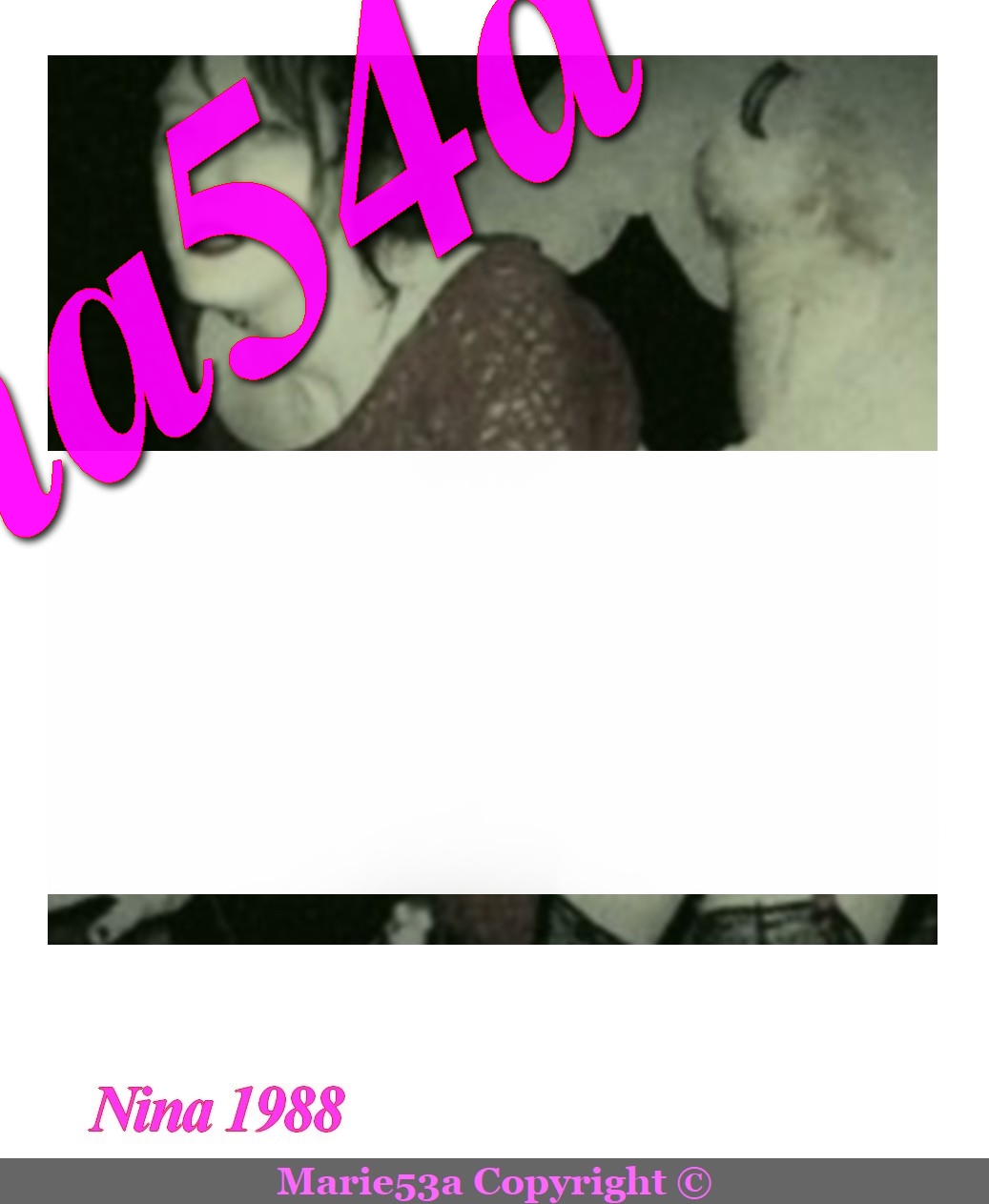 Nina Fantasy Dogging N°13 Au fil des années 10 photos fantasy format 10X15