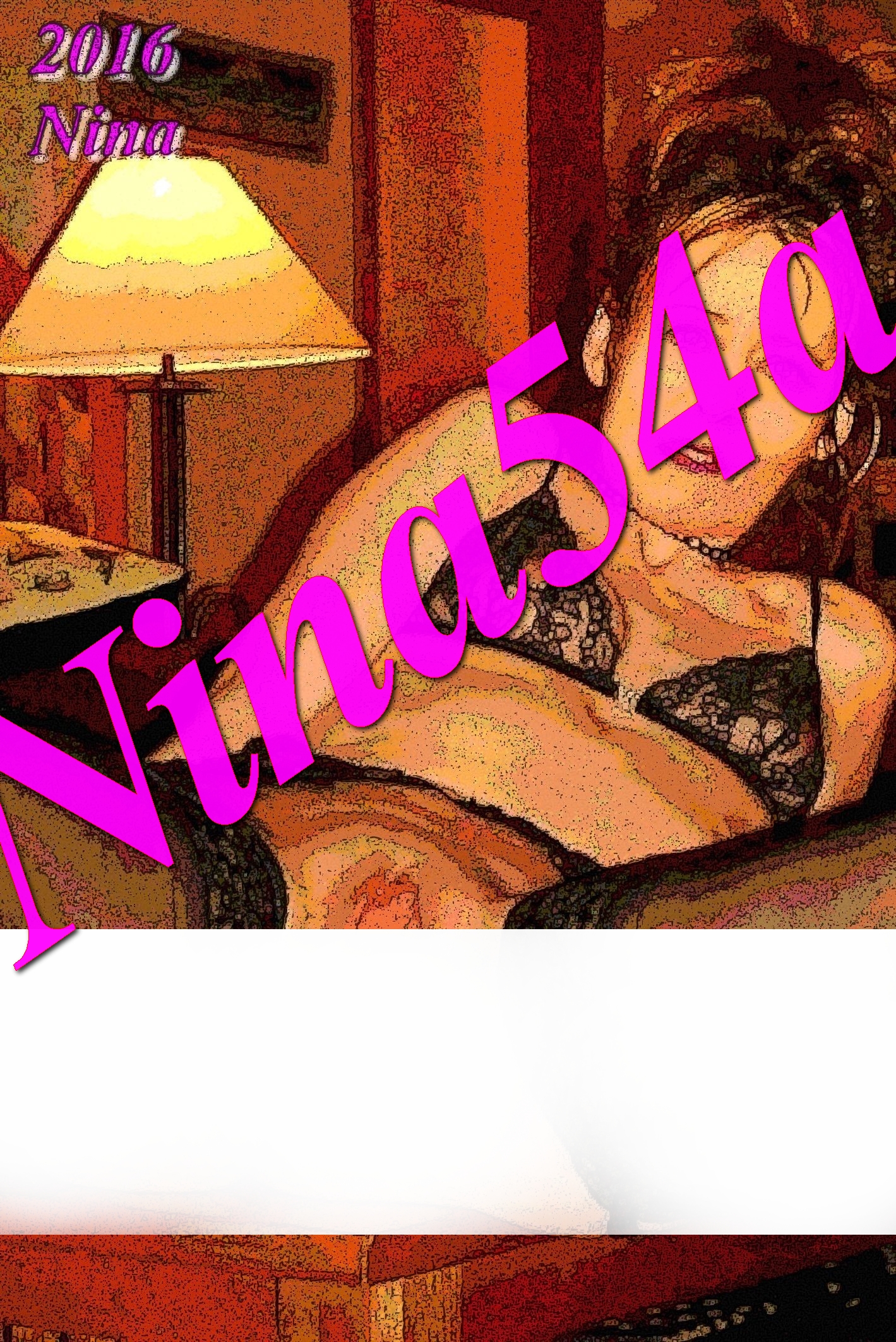 Nina en dentelle photo format A4