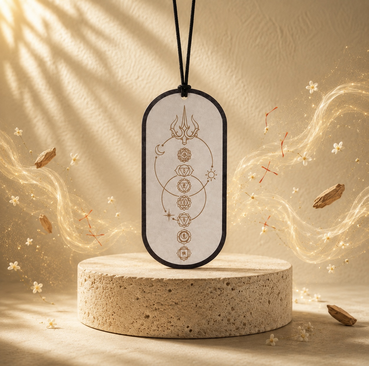 Sapta Chakras | Premium Aromatic Car Hanging