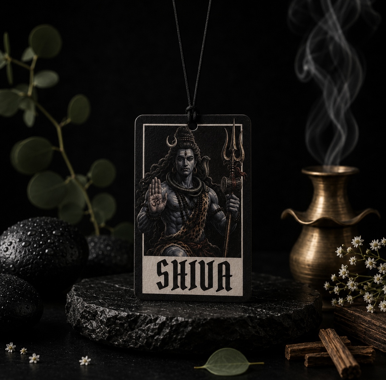 Shiva | Premium Aromatic Car Hanging