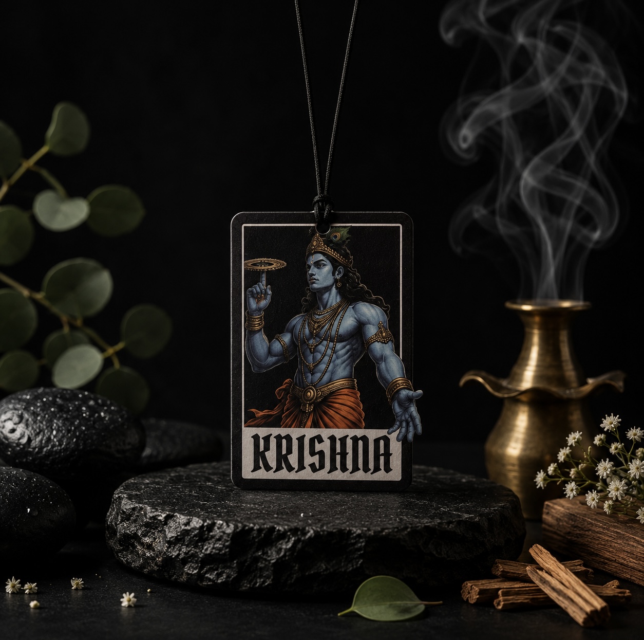 Krishna | Premium Aromatic Car Hanging