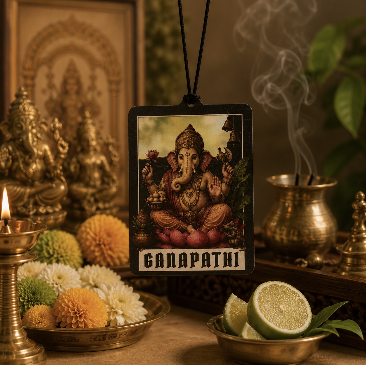 Ganapathi | Premium Aromatic Car Hanging