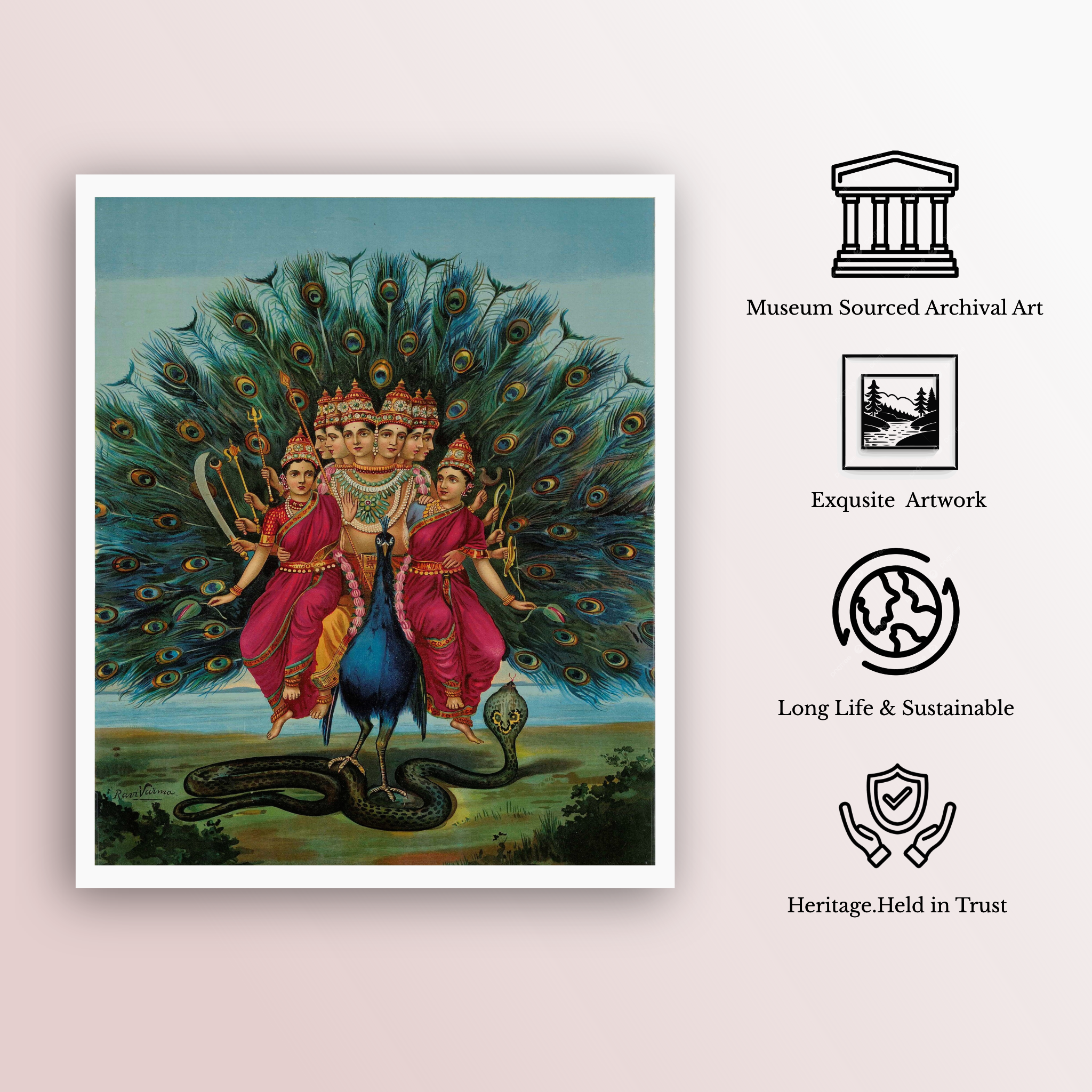 Murugan by Raja Ravi Varma