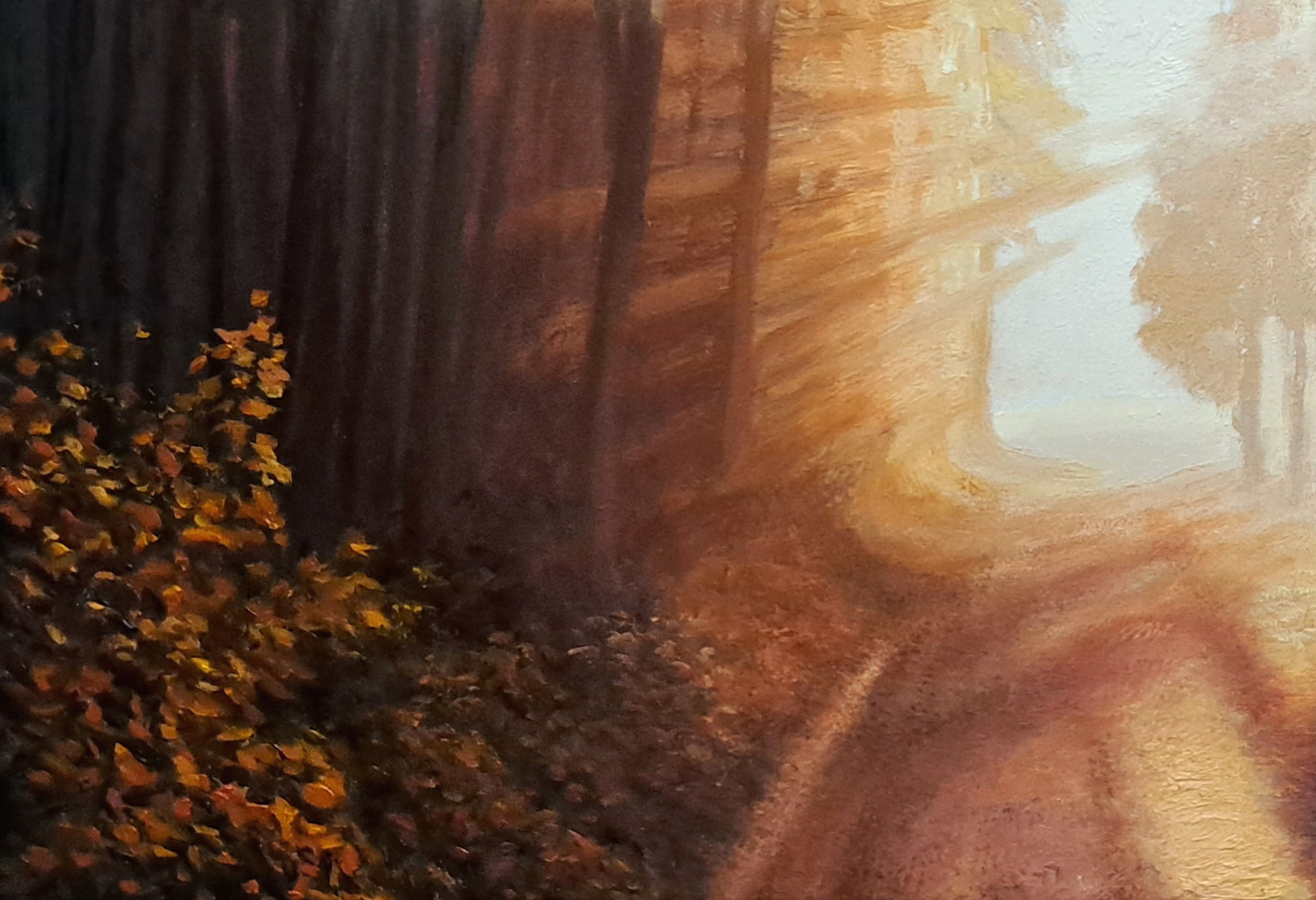 Hazy Glow in the Trees