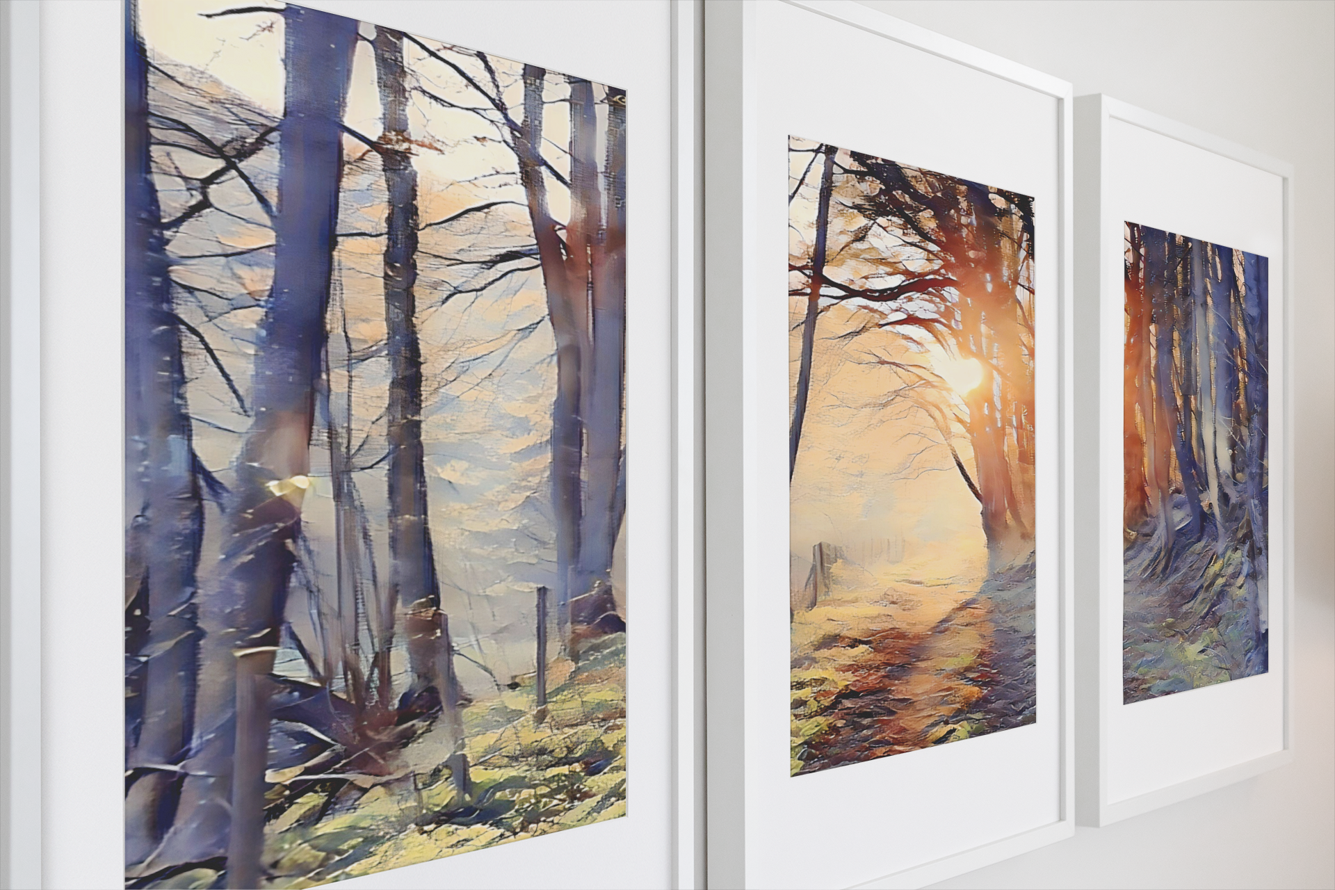 Abstract Autumn Forest