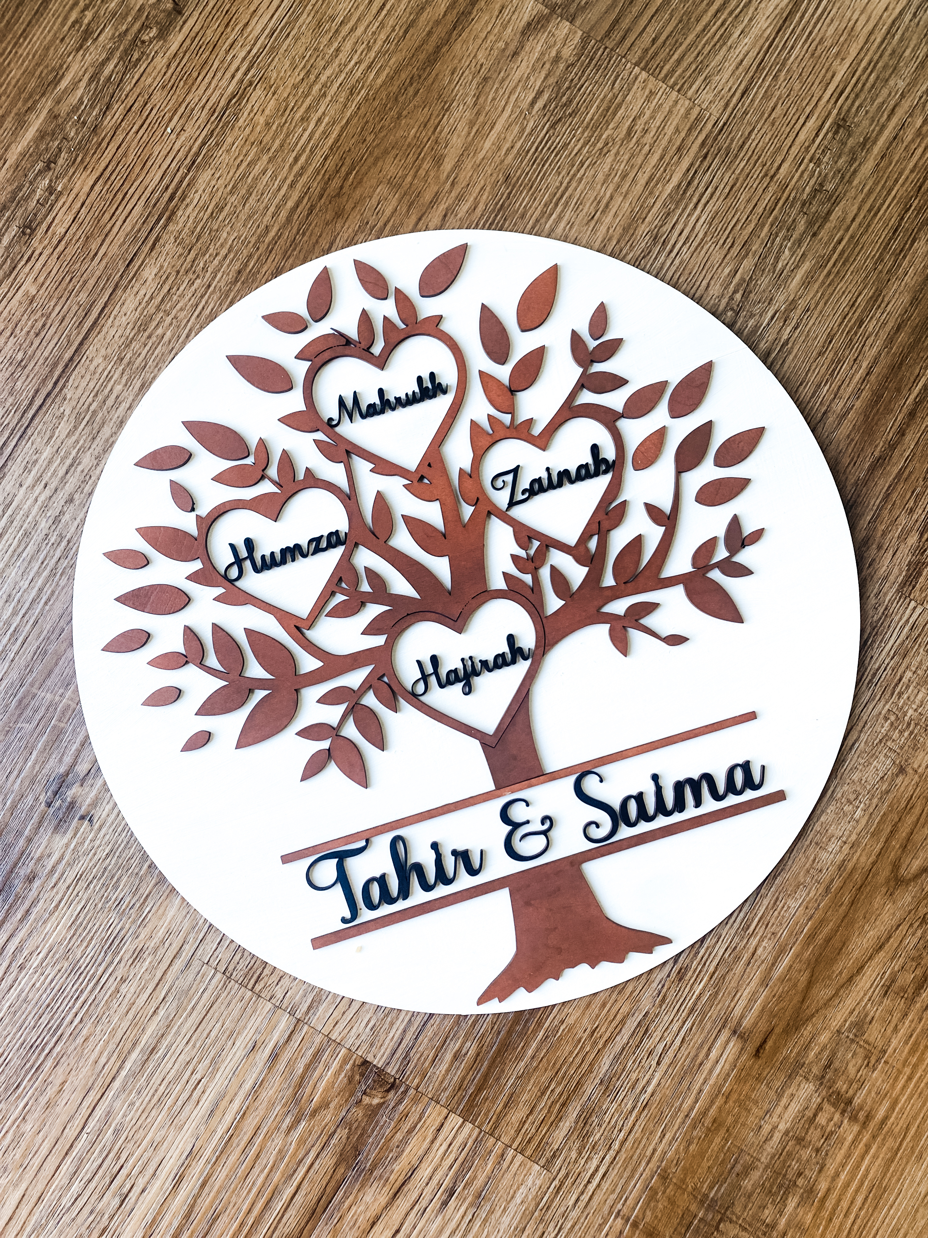 Personalized Family Tree Wall Decor