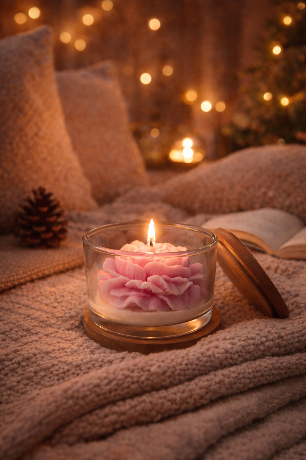 Mini Floral Scented Candle (2 oz)