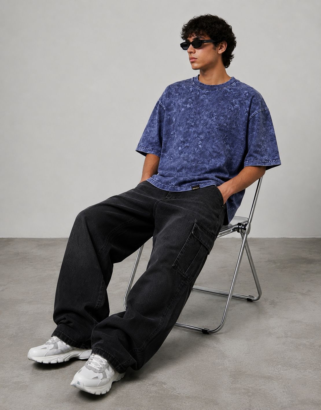 Acid Wash Oversized T-Shirt