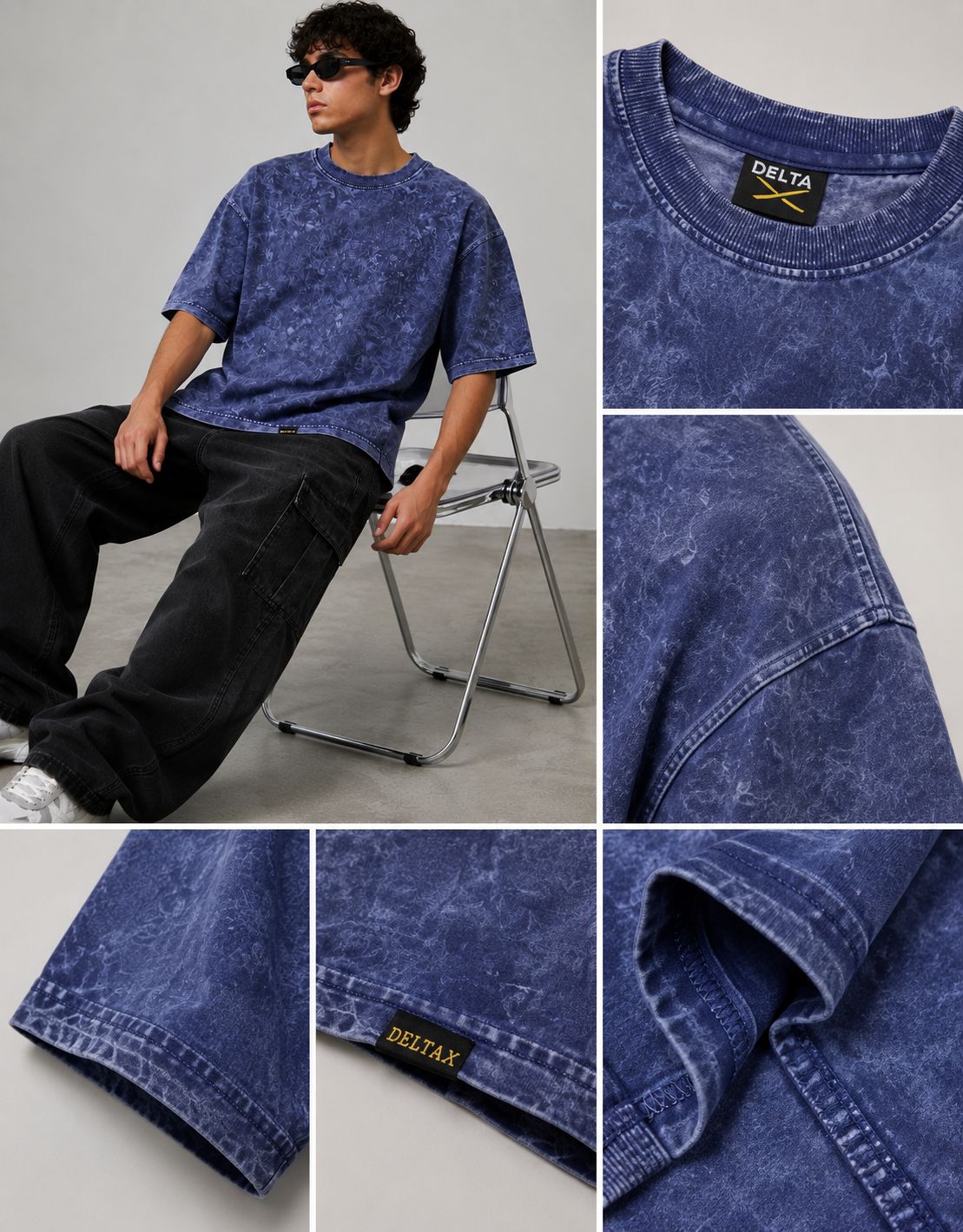 Acid Wash Oversized T-Shirt