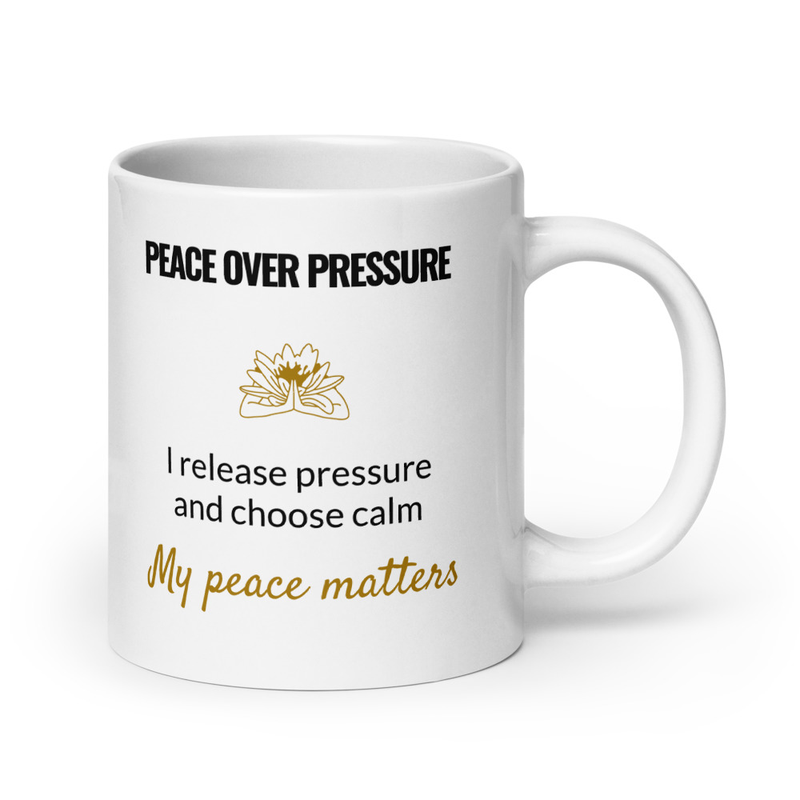 Peace Over Pressure Mug