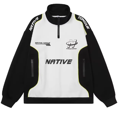 Native Tongue Zip-Up Sweatshirt