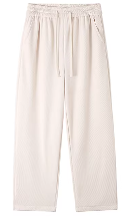 Classic Beige Drawstring Pants
