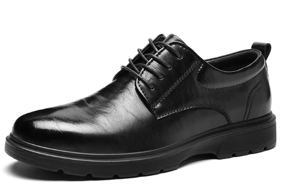 Classic Black Leather Dress Shoe