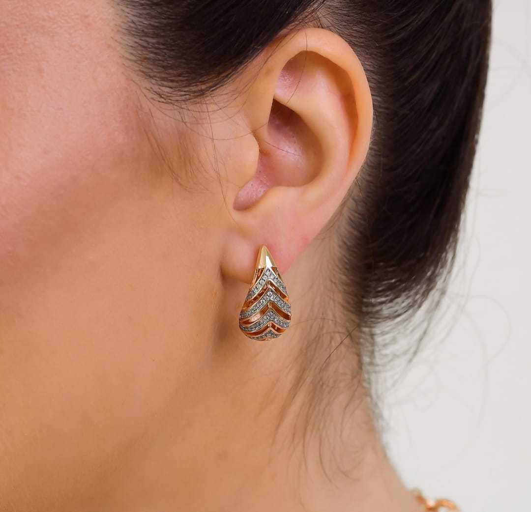 Brinco Gota Cravejada