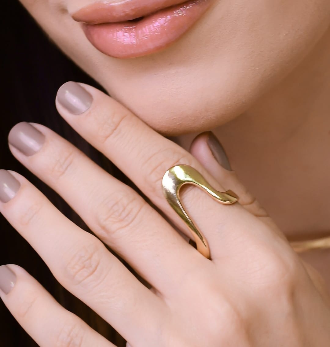 Anel Dourado Orgânico TAM 22